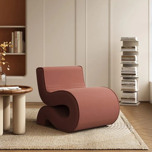 Nordic S-shaped Single Chair