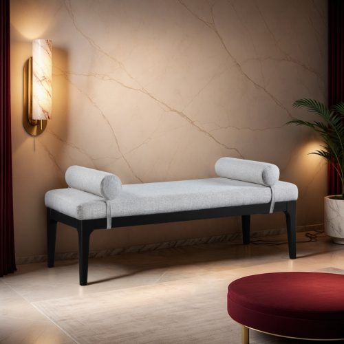 Priscilla Linen Upholstered Bench