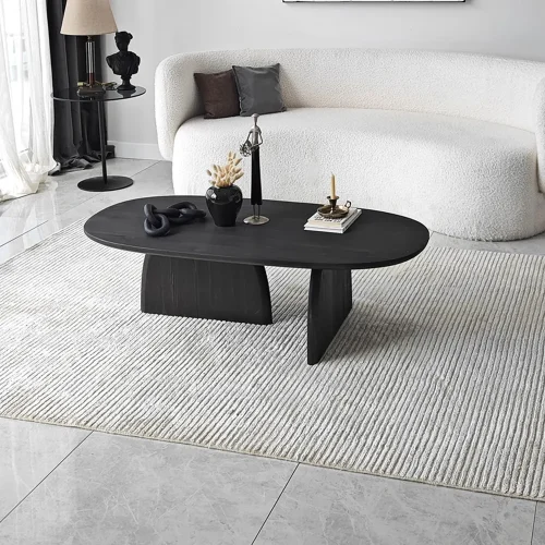 Neostill Miami Black Solid Coffee Table