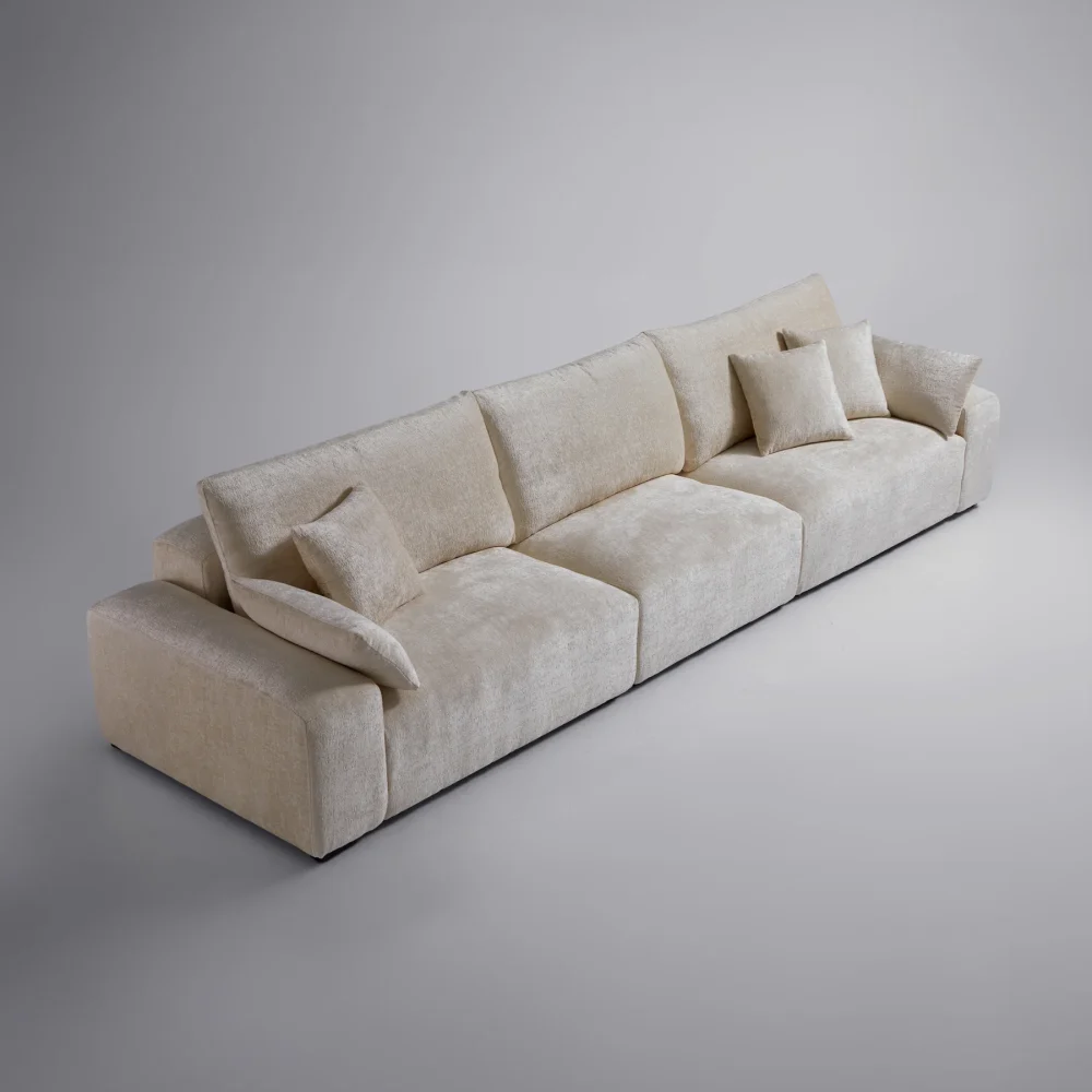 Empress Beige Sofa - Image 4