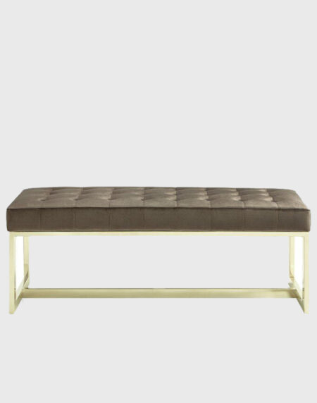 Golden Starline Ottoman Bench
