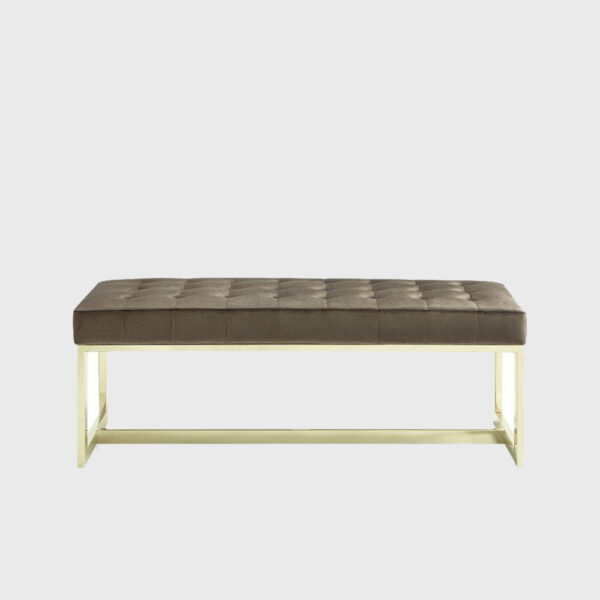 Golden Starline Ottoman Bench