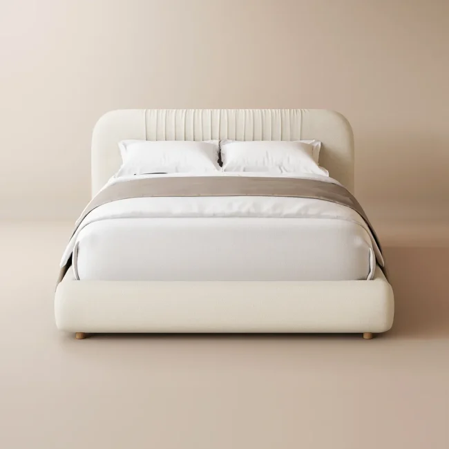 Elowen Curved Headboard Bed