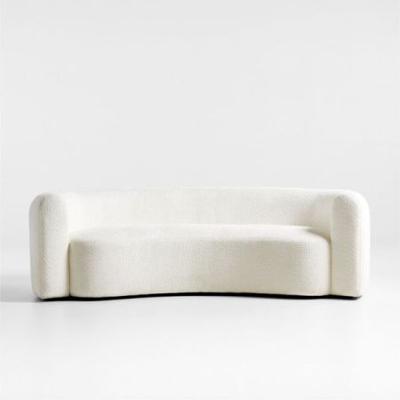 Huggy Curved Boucle Sofa
