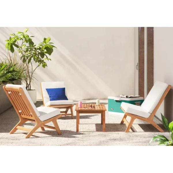 Asuncin Solid Wood 4 Outdoor Seating - Image 2