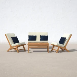 Asuncin Solid Wood 4 Outdoor Seating