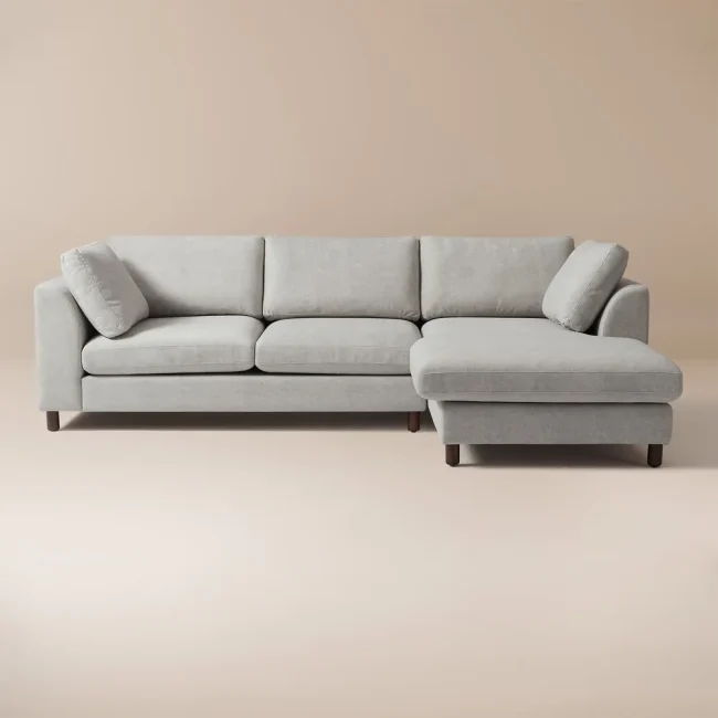 Aveline Velvet Sectional Sofa