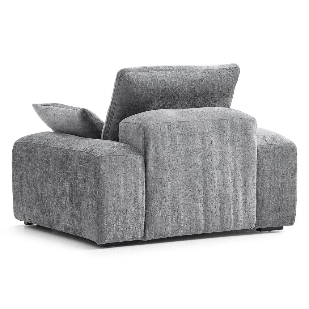 Chenille Velvet Armchair - Image 6
