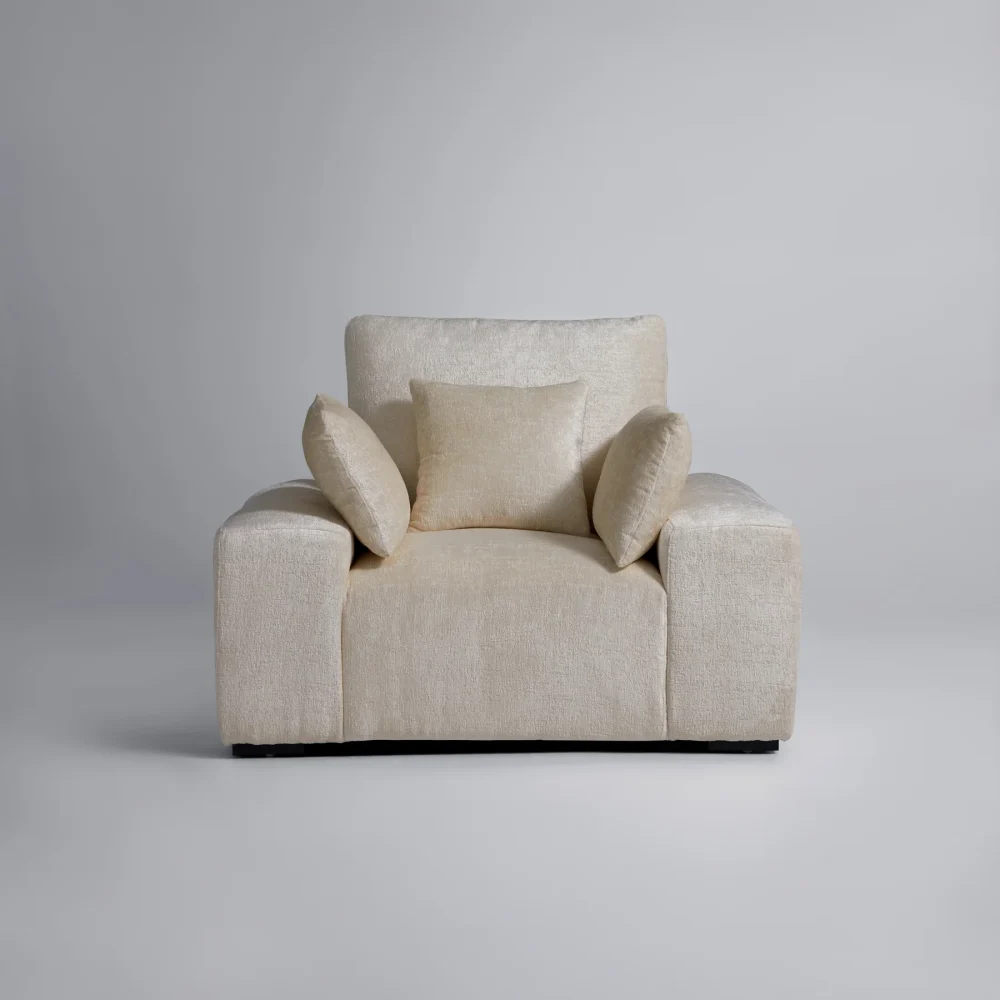Chenille Velvet Armchair