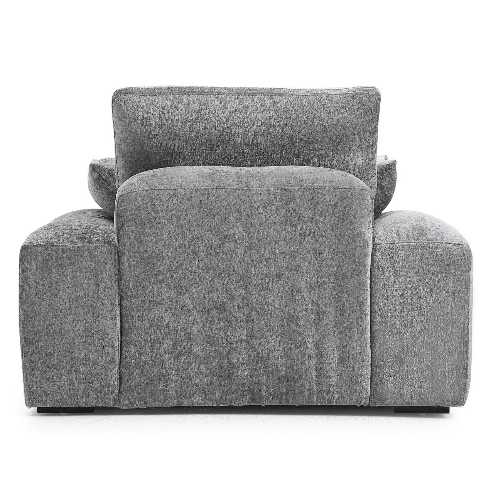 Chenille Velvet Armchair - Image 7