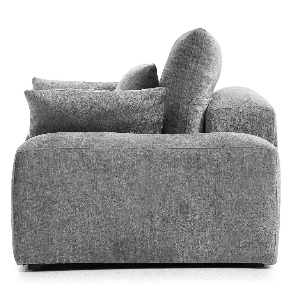 Chenille Velvet Armchair - Image 11