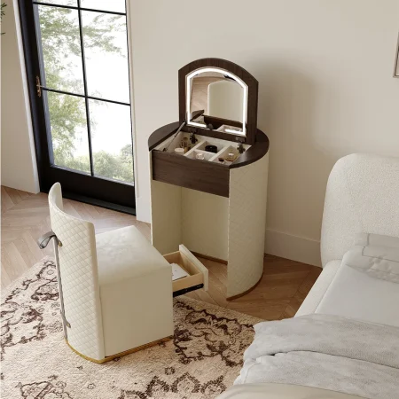 Classy Makeup Vanity Table Set