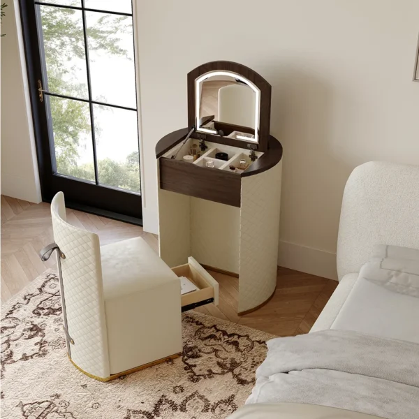 Classy Makeup Vanity Table Set