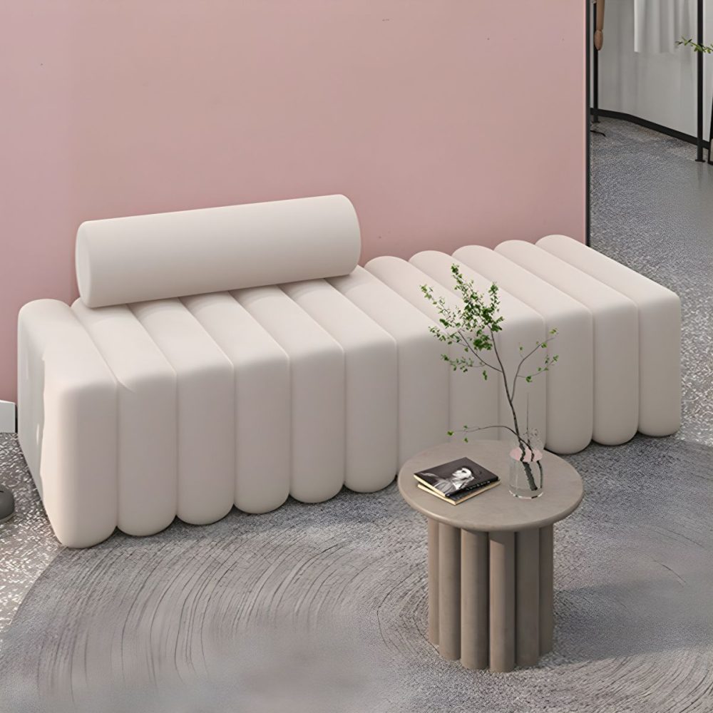 Contemporary Armless Sofa - Image 7