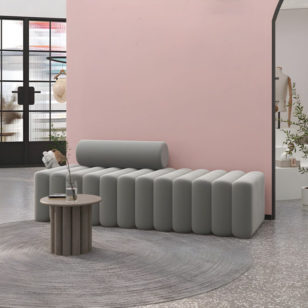Contemporary Armless Sofa - Image 8