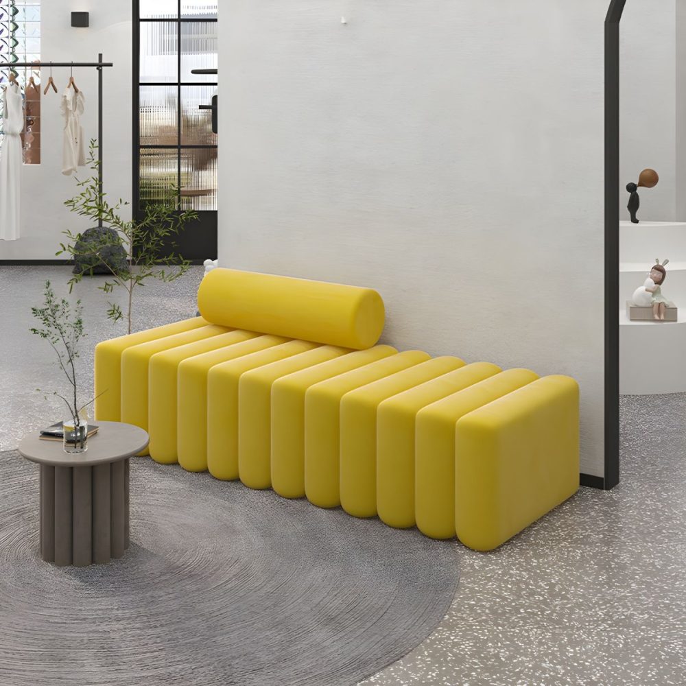Contemporary Armless Sofa - Image 2