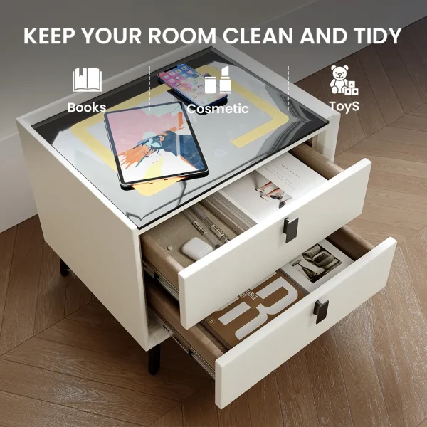 Contemporary Bedside Table - Image 6