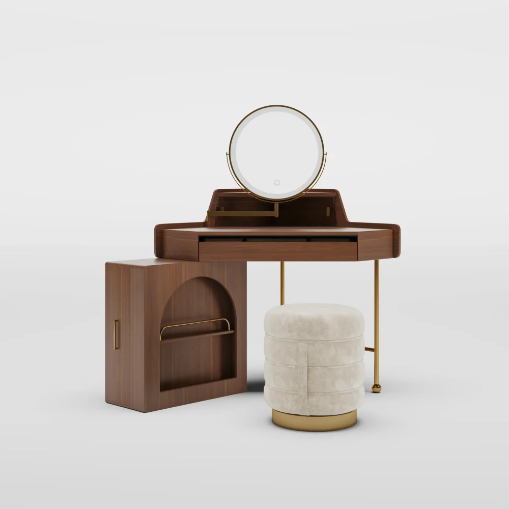 Contemporary Corner Vanity - Image 7