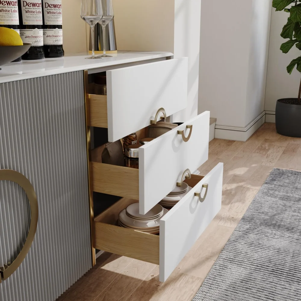 Credenza Sideboard Buffet - Image 6
