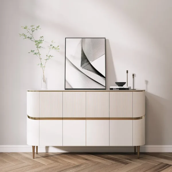 Credenza White Sideboard Buffet
