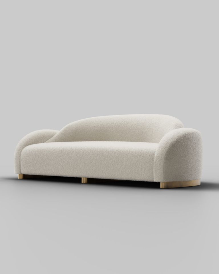 Curvao Boucle Sofa - Image 2