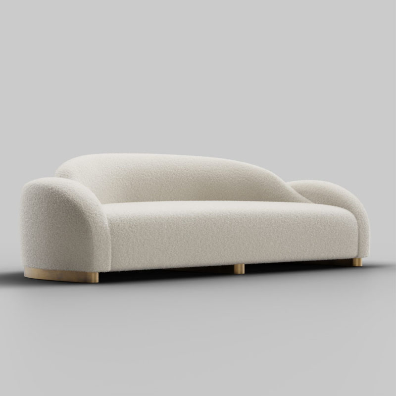 Curvao Boucle Sofa - Image 5