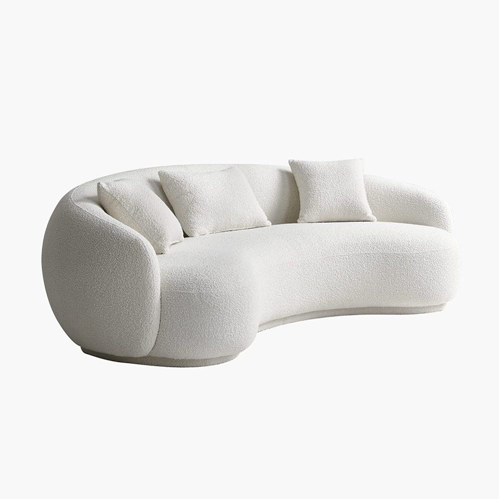 Acanva Curved Sofa - Image 5
