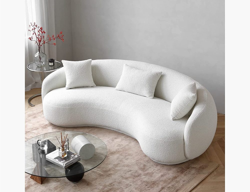 Acanva Curved Sofa - Image 4