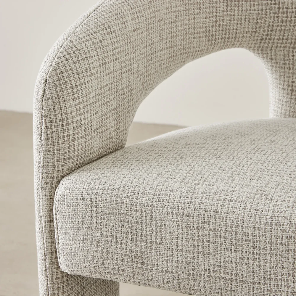 Daney Grey Dining Chair - Image 4