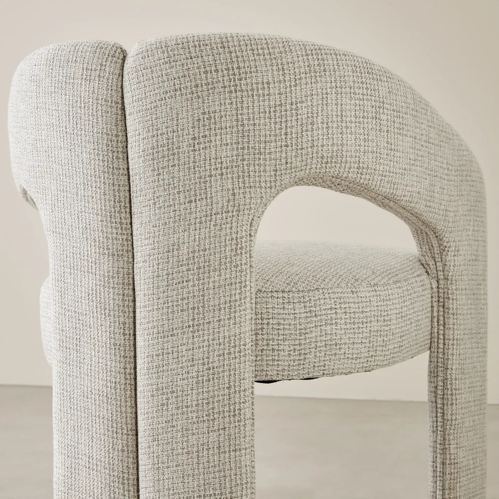 Daney Grey Dining Chair - Image 6