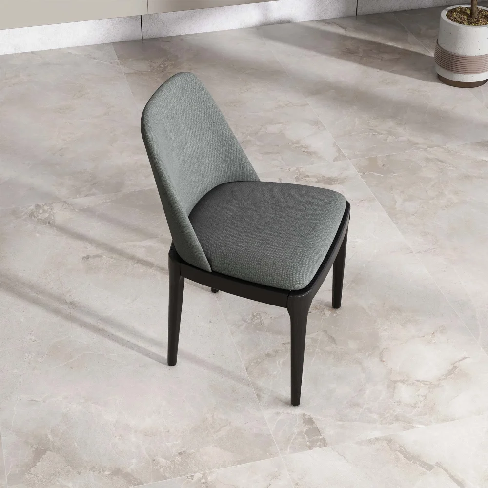 Dark Gray Armless Dining Chairs - Image 7
