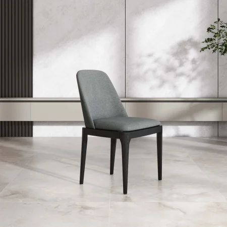 Dark Gray Armless Dining Chairs