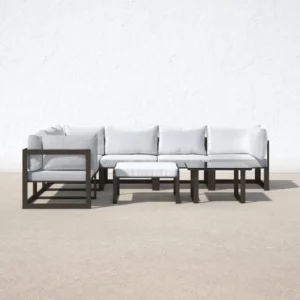 David Metal 7 Person Outdoor Seating