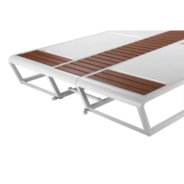 Fifa Metal Double Outdoor Chaise - Image 4