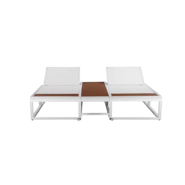 Fifa Metal Double Outdoor Chaise - Image 8