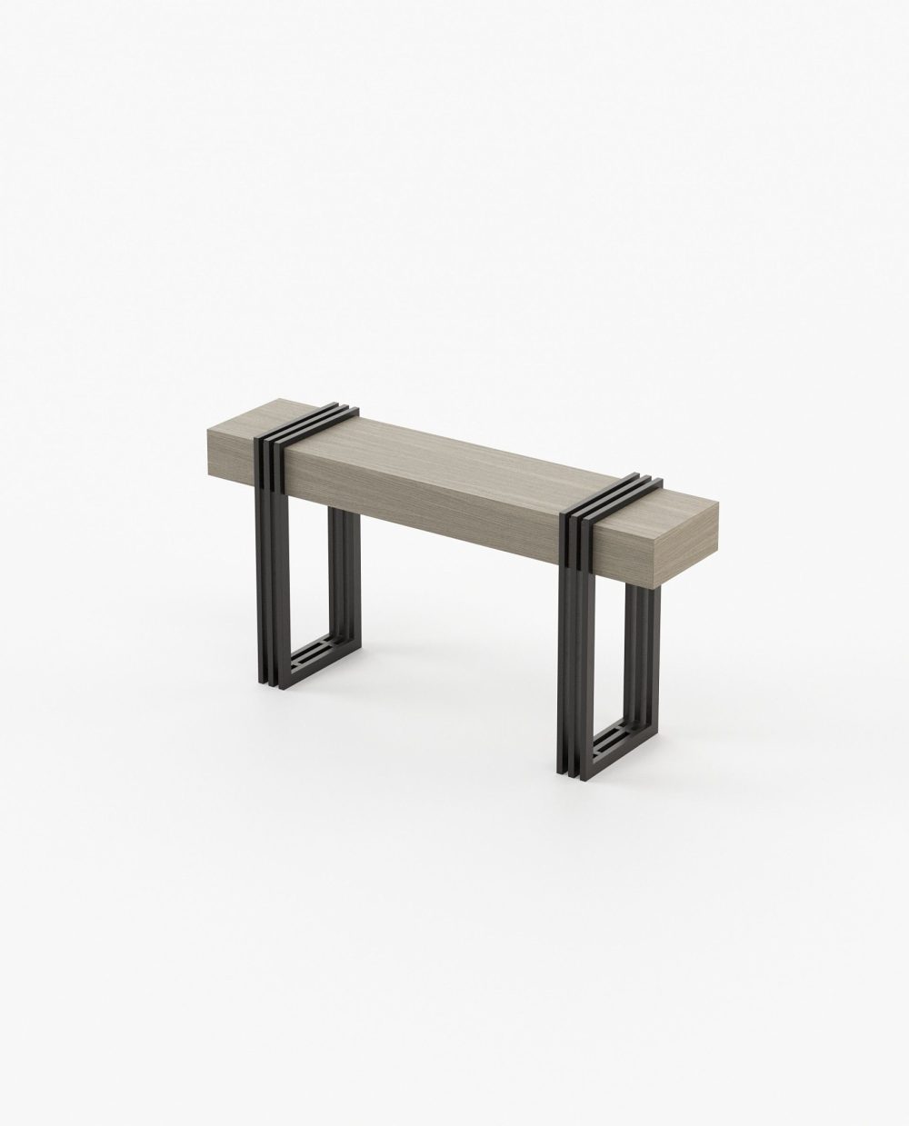 Evelyn Console Aged Oak Matte - Image 2