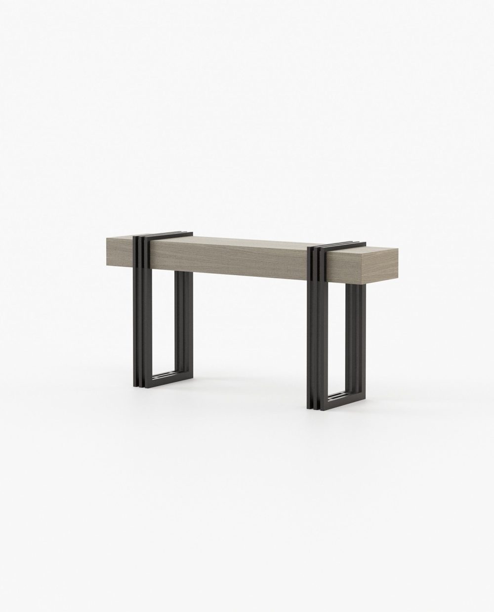 Evelyn Console Aged Oak Matte - Image 3