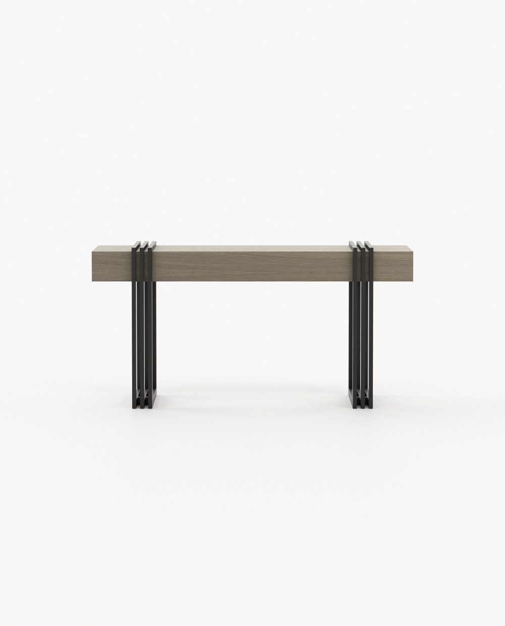 Evelyn Console Aged Oak Matte - Image 4