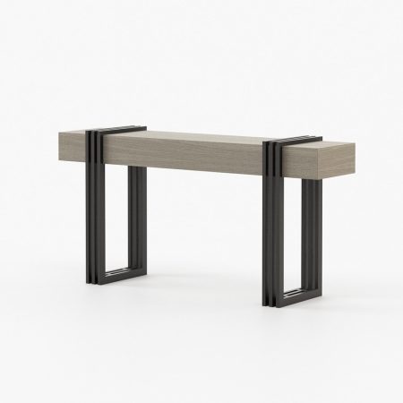 Evelyn Console Aged Oak Matte