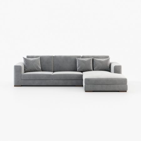 Grey Corner Sofa - light Gray