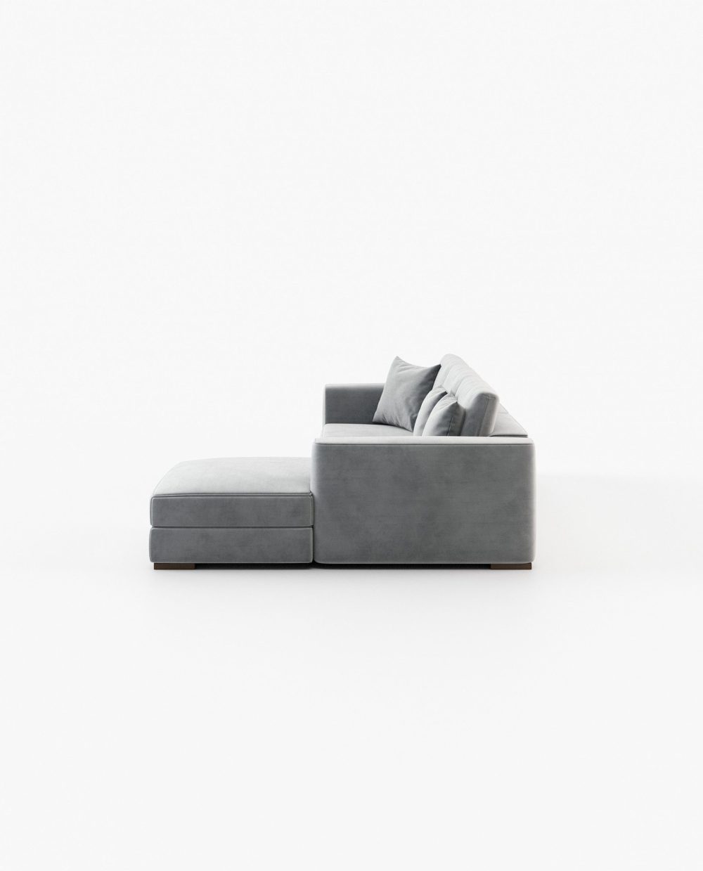 Grey Corner Sofa - Image 6