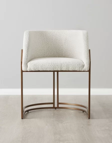 Laura Cream Boucle Dining Chair