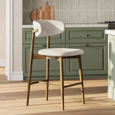 Linnae Wood Bar Chair
