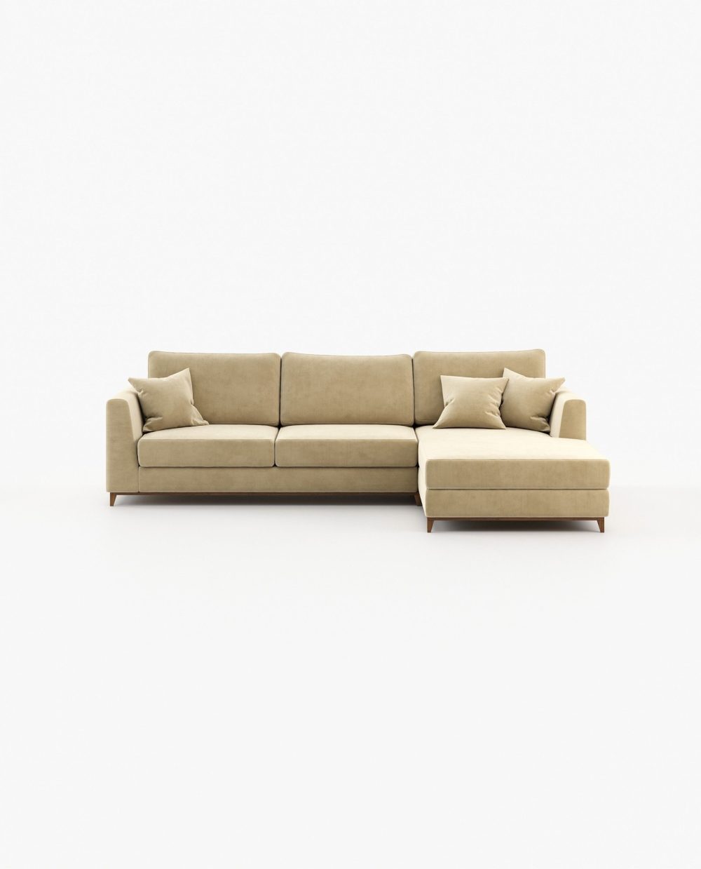 London Corner Sofa Beige - Beige