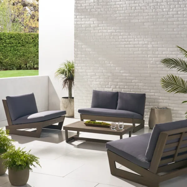 Maelle Acacia Solid Outdoor Wood 4 - Image 2