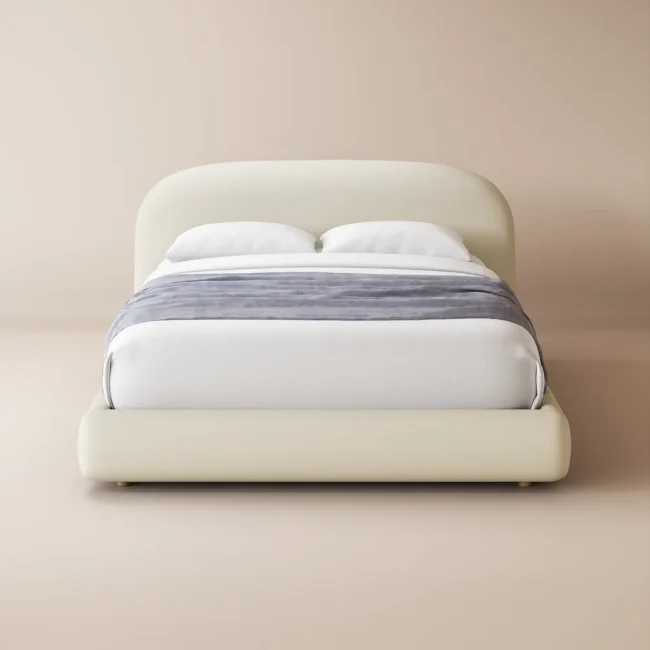 Lunelle Upholstered Curve Bed