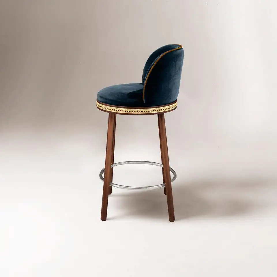 KuKu Wooden Barstool - Image 2