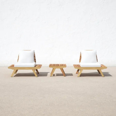 Malmo Acacia Solid Wood 2 Outdoor Seating