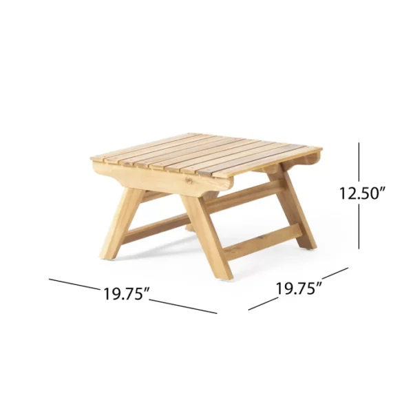 Malmo Acacia Solid Wood 2 Outdoor Seating - Image 6