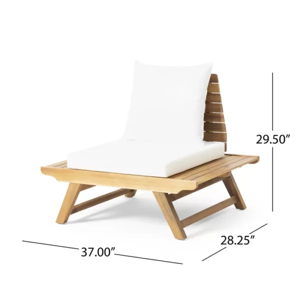 Malmo Acacia Solid Wood 2 Outdoor Seating - Image 7